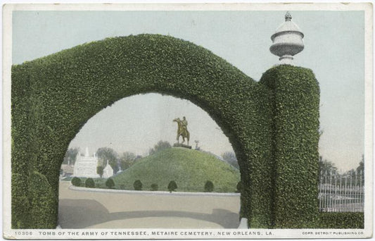 Tomb of the Army of Tennessee, Metaire Cemetary, New Orleans, La.