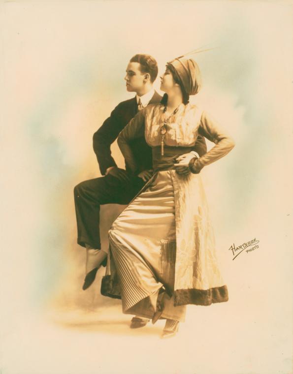 Ted Shawn and Ruth St. Denis in the St. Denis Mazurka.