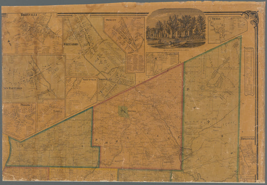 Gillette's map of Oneida Co., New York: from actual surveys