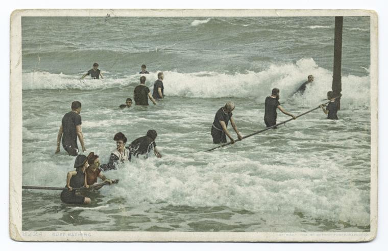 Surf Bathing, Palm Beach, Fla.