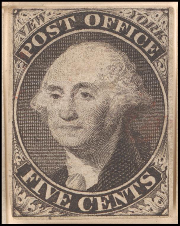5c black Washington provisional pos. 12 single