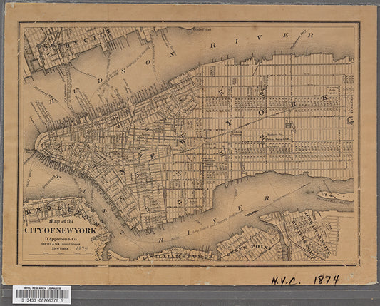Map of the City of New York
