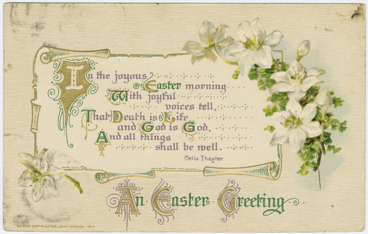 An Easter greeting.