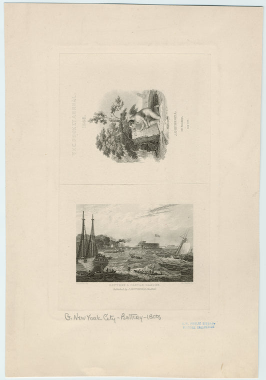 Battery & Castle Garden ; The pocket annual, 1848
