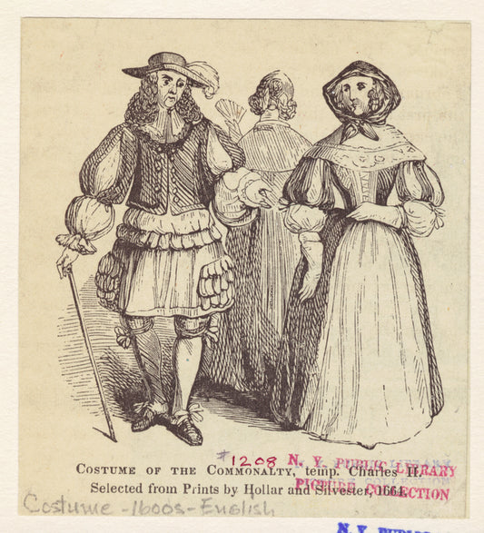 Costume of the commonalty, temp. Charles II