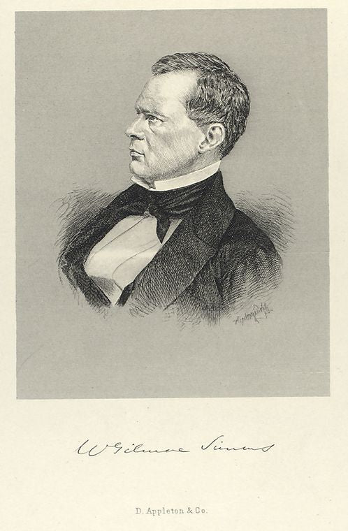 W. Gilmore Simms (autograph)