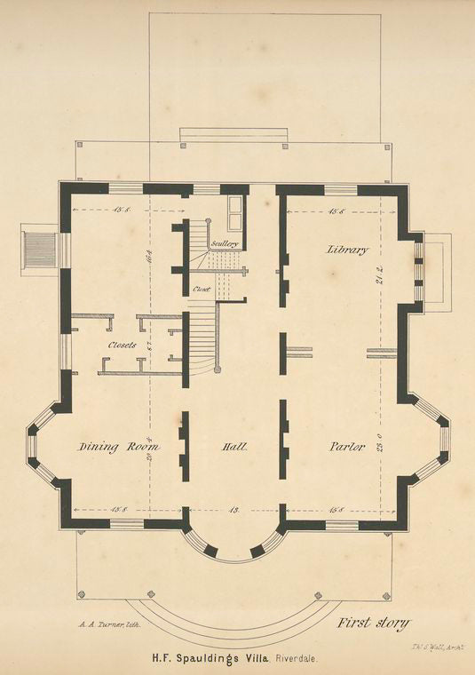H. F. Spaulding's villa. Riverdale.
