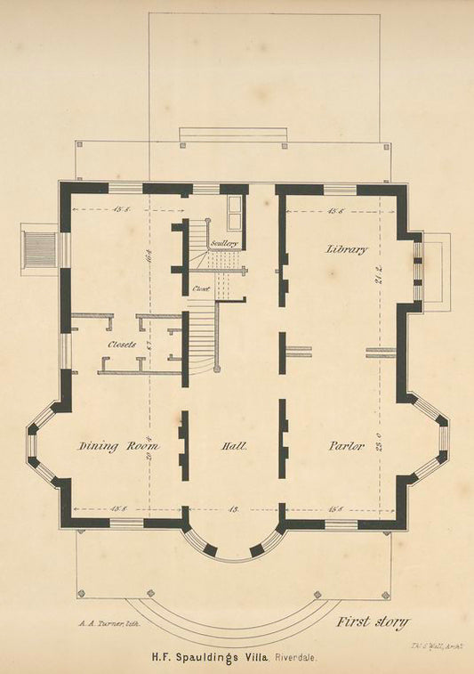 H. F. Spaulding's villa. Riverdale.