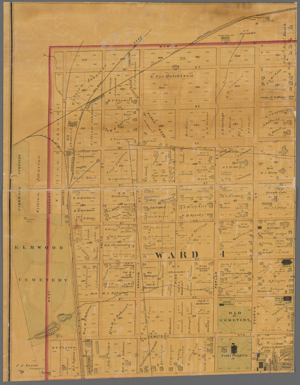 Map of Charlotte, Mecklenberg Co. N.C. : from recent and careful surveys, published for the Southern and South-western Surveying and Pub. Co.
