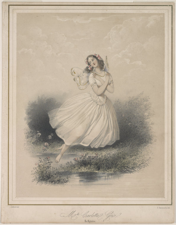 Mlle. Carlotta Grisi. La Sylphide.