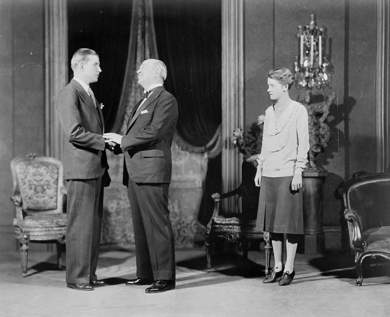 L to R: Ben Smith (Johnny Case), Walter Walker (Edward Seton) & Hope Williams (Linda Seton).