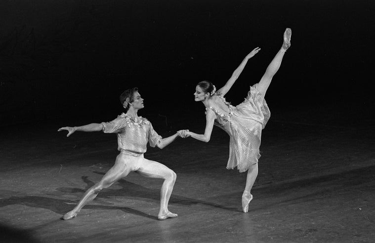 New York City Ballet production of "The Four Seasons" with Merrill Ashley and Daniel Duell, choreography by Jerome Robbins (New York)