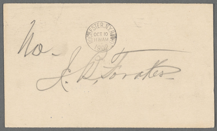Postcards to Susan B. Anthony regarding Suffrage Amendment, asked to respond "yes" or "no"