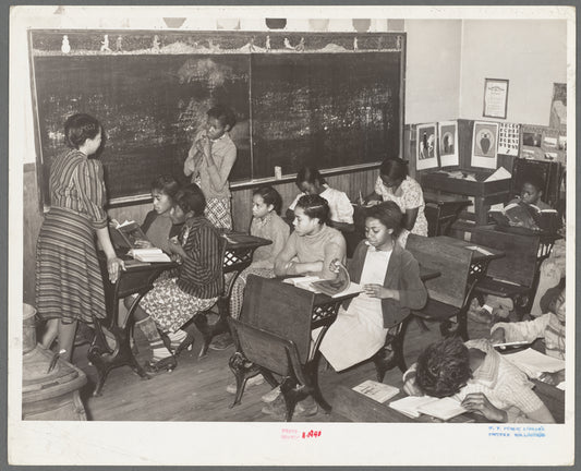 Negro rural school. Creek County, Oklahoma