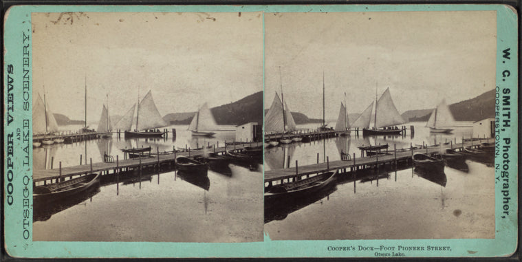 Cooper's Dock - Foot Pioneers Street. Otsego Lake.