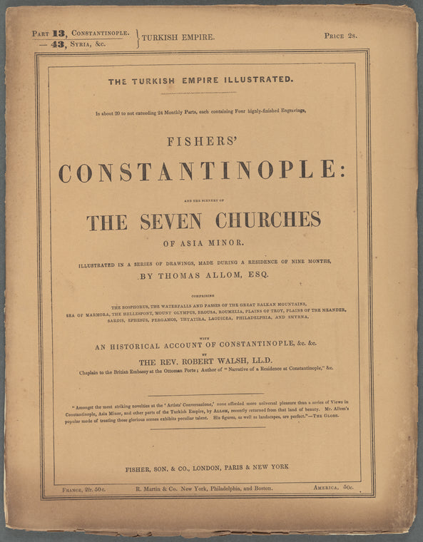 Constantinople and the scenery of the Seven Churches of Asia Minor illustrated
