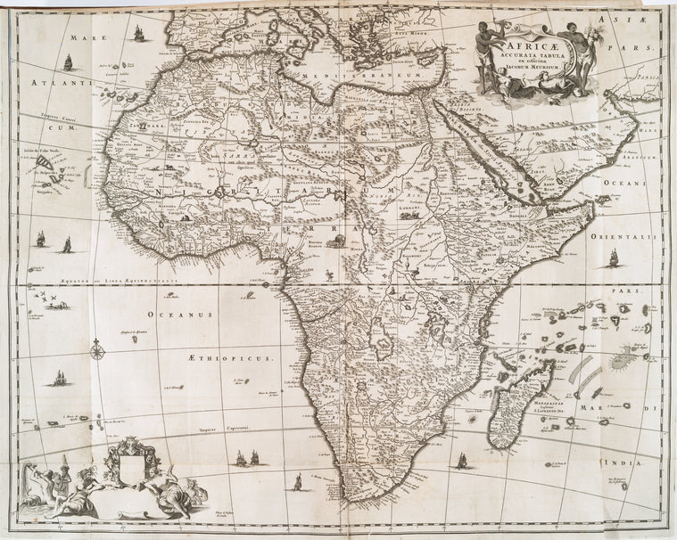 Africae Accurata Tabula ex Officina Iacobum Meursium.