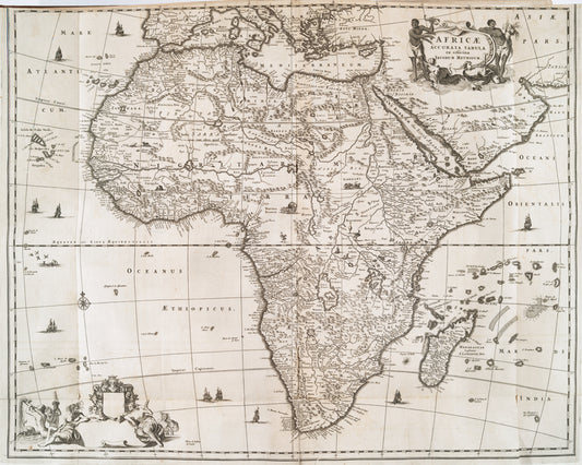 Africae Accurata Tabula ex Officina Iacobum Meursium.