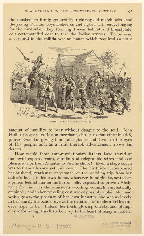 Training-day in the olden time