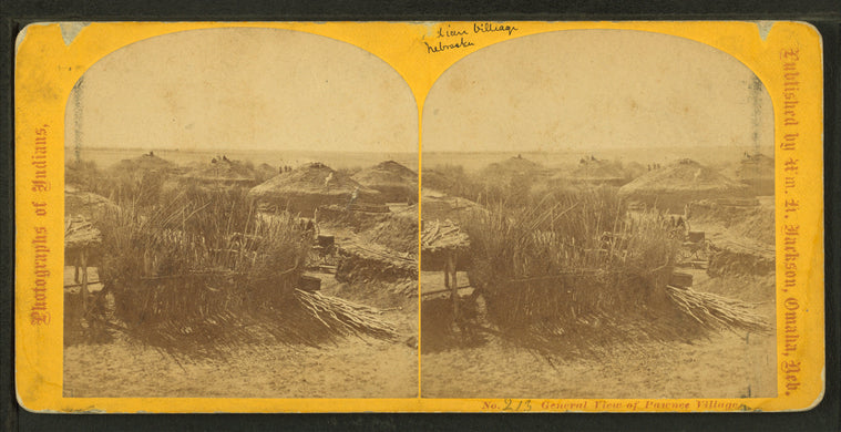 General view of Pawnee village.