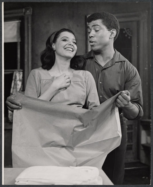 Ellen Holly and Alvin Ailey in the stage production Tiger, Tiger Burning Bright
