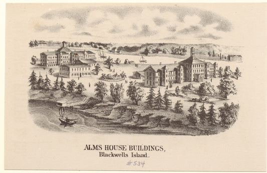 Alms house buildings, Blackwells Island