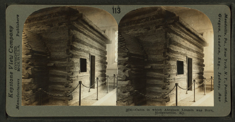 Cabin in which Abraham Lincoln was born, Hodgensville, Ky.