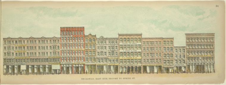 Broadway, East Side. Broome to Spring St.