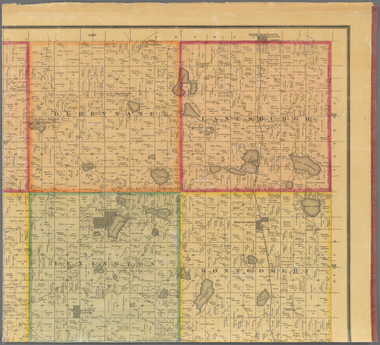 Map of LeSueur County, Minnesota : drawn from actual surveys and the county records