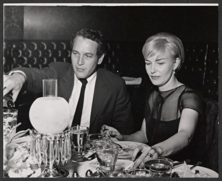 Paul Newman and Joanne Woodward.