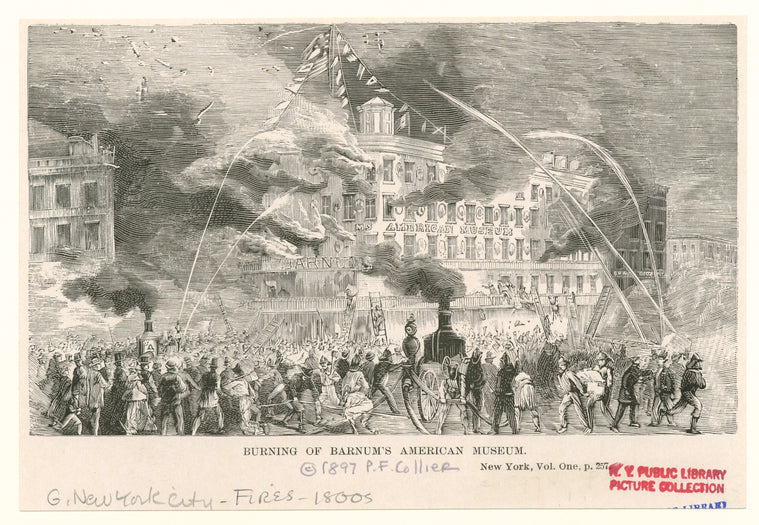 Burning of Barnum's American Museum