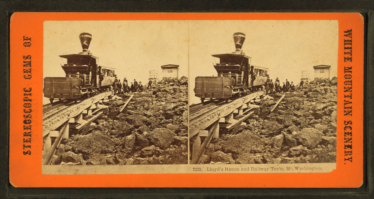 Lloyd's House and Railway Train, Mt. Washington.