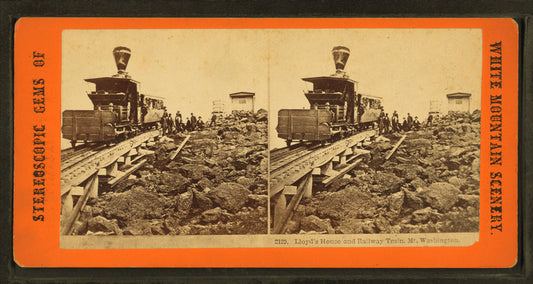 Lloyd's House and Railway Train, Mt. Washington.