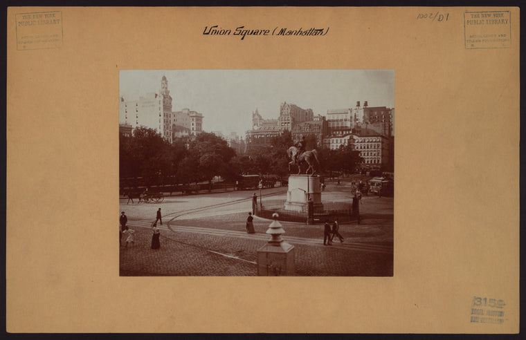 Manhattan: Union Square - [14th Street (East) - George Washington Statue.]