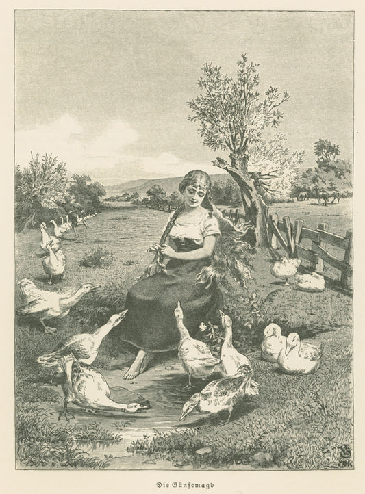 Die Gänsemagd.