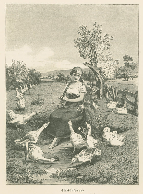 Die Gänsemagd.