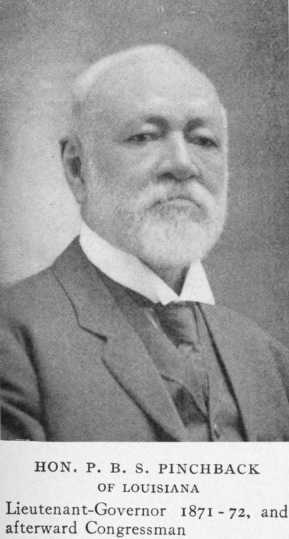 Hon. P.B.S. Pinchback of Louisiana Lieutenant-Governor 1871-72, and afterward Congressman.