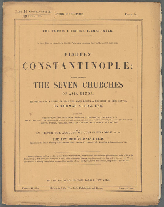 Constantinople and the scenery of the Seven Churches of Asia Minor illustrated
