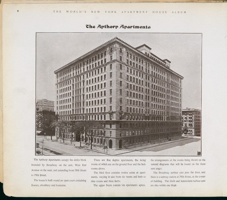 The Apthorp Apartments.