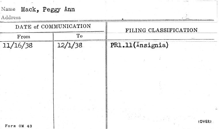 Mack, Peggy Ann