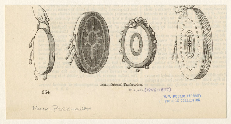 Oriental tambourines.