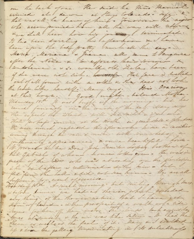 My dearest Mother, Madame Morrell read... ALS. Oct. 12, 1834. (Postscript Mary).