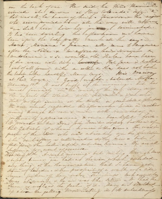 My dearest Mother, Madame Morrell read... ALS. Oct. 12, 1834. (Postscript Mary).