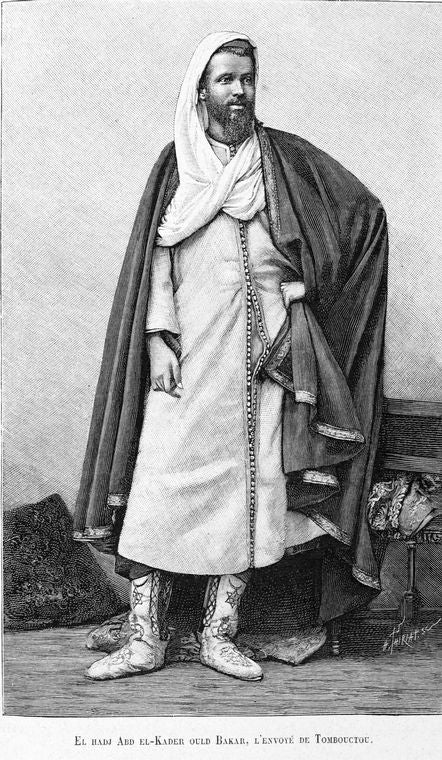 El hadj Abd El - Kader Ould Bakar, l' envoyé de Tombouctou.