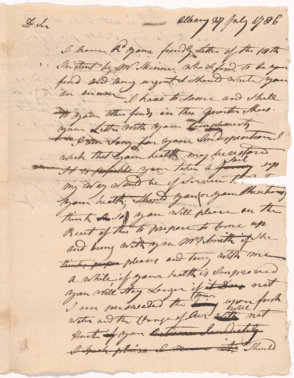 Yates, Abraham, Junr., to William Smith, Long Island