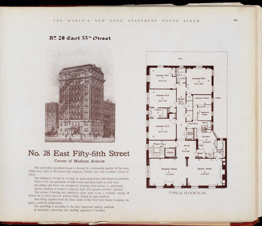 No. 28 East Fifty-fifth Street, corner of Madison Avenue.
