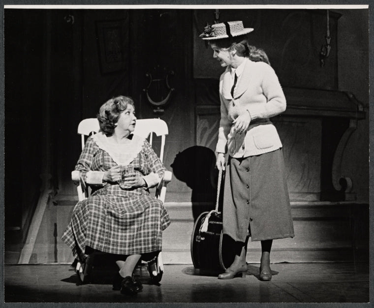 Patsy Kelly and Debbie Reynolds in the stage production Irene