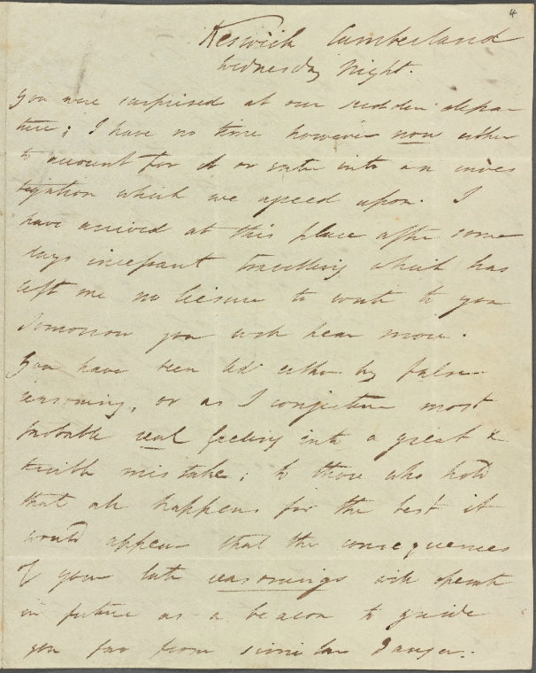 Autograph letter signed to Thomas Jefferson Hogg, [6 November 1811]