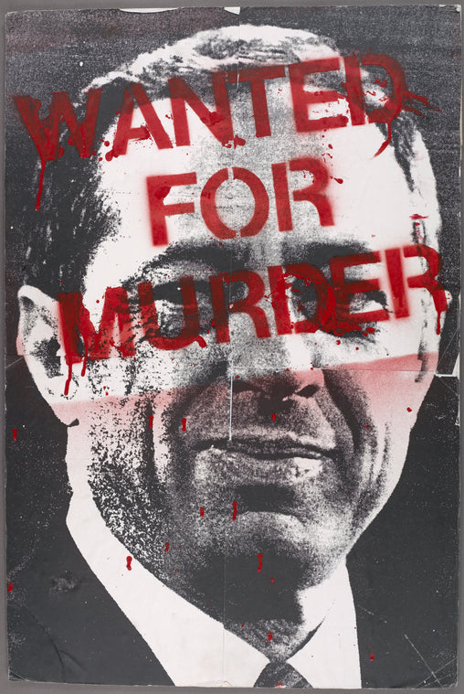 In New York People with AIDS Have All the Money in the World. On Paper. Release the Funds! Verso: Wanted for Murder [Cuomo]
