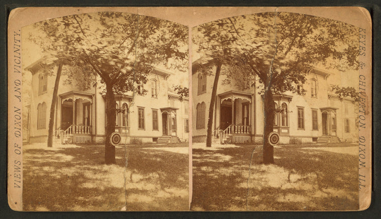 View of a residence in Lee County, Illinois.